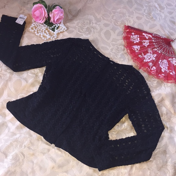 Ambiance Tops - 🌹NWT🌹Sexy Floral Lace Top🌹